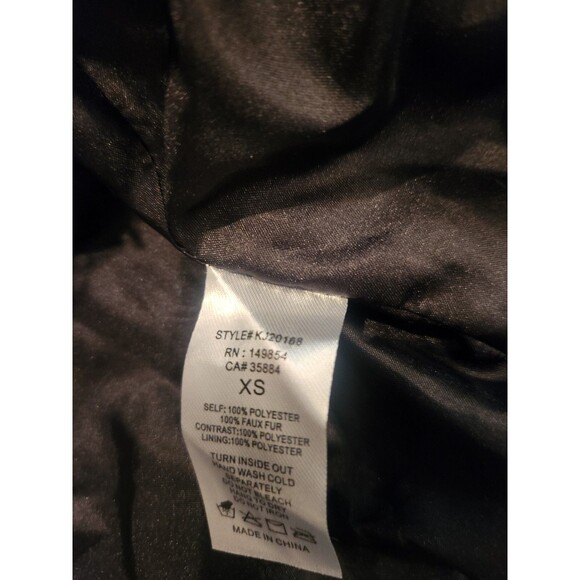 NWT - Anthropologie x Sadie & Sage Fringe Going Out Night Jacket-Black-Size XS - Picture 6 of 11